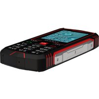 Кнопочный телефон Maxvi R10 (черный/красный)