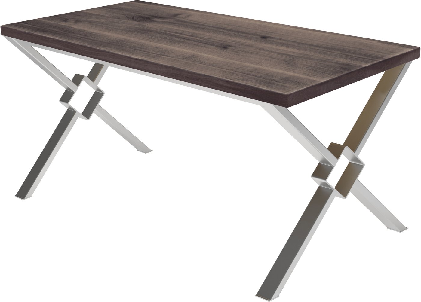 

Кухонный стол Buro7 Икс-ромб 180 (классика, дуб мореный/серебро)