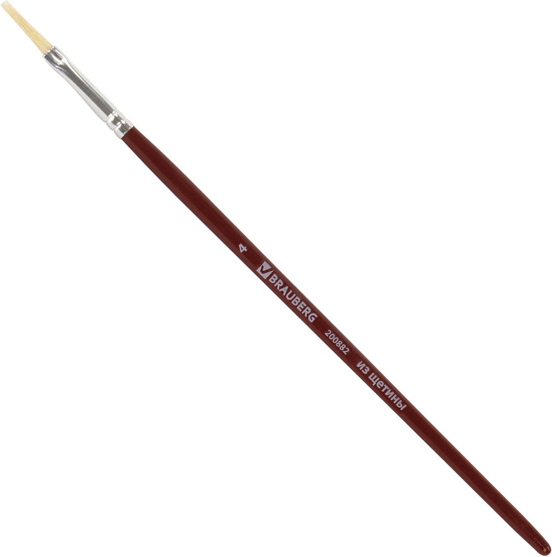 

Кисть для рисования BRAUBERG 4 200882 (плоская)
