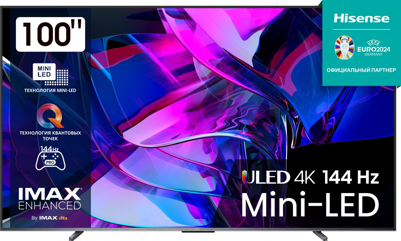 

MiniLED телевизор Hisense 100U7KQ