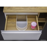  Домино Тумба под умывальник Joy 46 Frost 70 подвесная с двумя ящиками В2