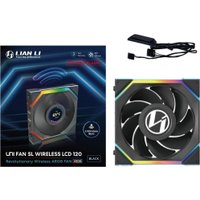 Вентилятор для корпуса Lian Li Uni Fan SL 120 Wireless LCD Reverse G99.12RSLLCD1W1B.R0 в Солигорске