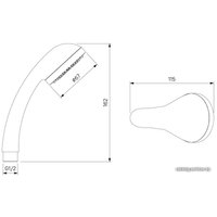 Смеситель Milardo Tring TRISBL2M10