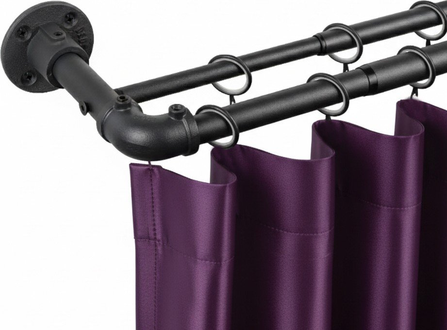 

Карниз для штор UG Home Раздвижной 2-рядный 2КМ-367-Ч (черный, 1.5-3.67м)