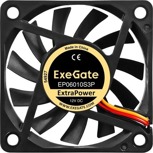 

Вентилятор для корпуса ExeGate ExtraPower EP06010S3P EX295223RUS