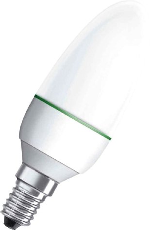 

Светодиодная лампочка Osram 80098 Clas B Green E14 1.2 Вт