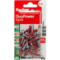 Дюбель универсальный Fischer Duopower 5x25 534992 (45 шт)