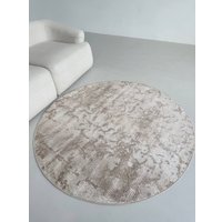 Ковер для жилой комнаты LAXMI Comfort Plus 197 круг (1.6x1.6, Beige/Cream)