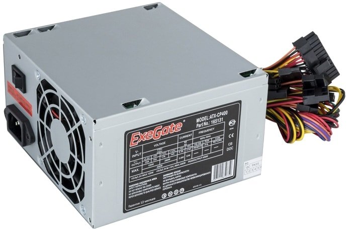 

Блок питания ExeGate CP400 EX165131RUS-S