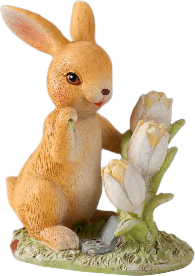 

Статуэтка Sima-Land Зайчик на полянке с тюльпанами 9759330