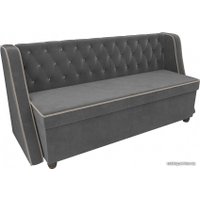 Диван Лига диванов Лофт 104550 (велюр, серый)