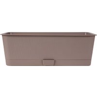 Вазон 5 Plast Прованс Балконный ящик (6 л, фраппе, с подставкой)