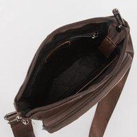 Мужская сумка Poshete 252-22333-2-BRW (коричневый)