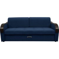 Диван Сириус Лидер-1 НПБ (Eva 22 велюр синий)