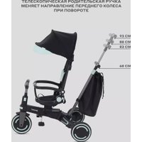 Детский велосипед MOWbaby Trixie MC055 (черный/зеленый)