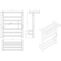 Полотенцесушитель Roxen Polly 11060-5062C
