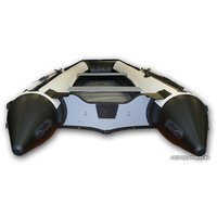 Моторно-килевая лодка Polar Bird PB-420E стеклокомпозит (серый)