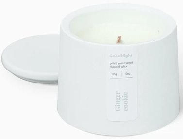 

Ароматизированая свеча GoodNight Ginger Cookie 396081 (113 г)