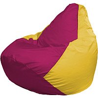 Кресло-мешок Flagman Груша Мега XXXL Г3.1-386 (фуксия/желтый)