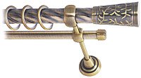 

Карниз для штор Lm Decor Византия 066 2р витой 25/16мм (антик, 2.8м)