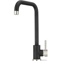 Смеситель Granula для кухни высокий, ST-4033, черный