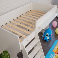 Кровать-чердак Можга Капризун 2 Р436 (белый)