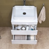  Vigo Тумба под умывальник Urban 600-0-2 со столешницей навесная