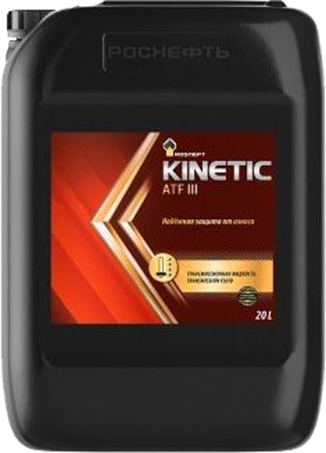 

Трансмиссионное масло Роснефть Kinetic ATF III 20л