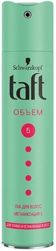 Лак Taft для волос Объем для тонких и ослабленных мегафиксация 250 мл
