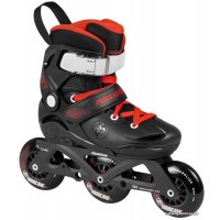Роликовые коньки Powerslide Jet Pro 940637 (р. 27-30, черный/красный)