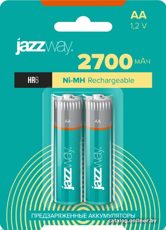 Аккумулятор JAZZway HR6-2700-2B 2700мАч АА 2шт