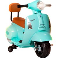 Электромотоцикл Sweet Baby Vespa H1-K (бирюзовый)