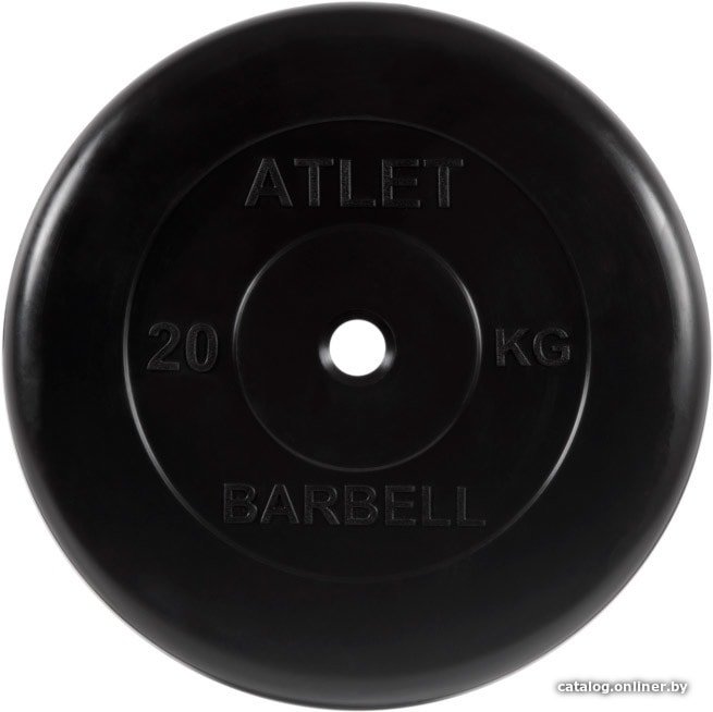Диск MB Barbell Атлет 51 мм (1x20 кг)