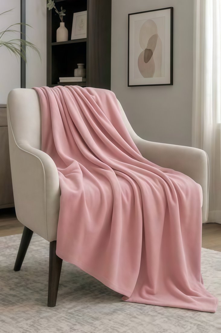 Плед Айронкей Флисовый Пл. 220х200 (розовый)