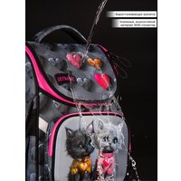 Школьный рюкзак SkyName 2114 + брелок мишка