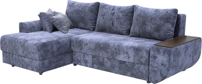 

Угловой диван Sundays Home Нью-Йорк (велюр плюш серый)