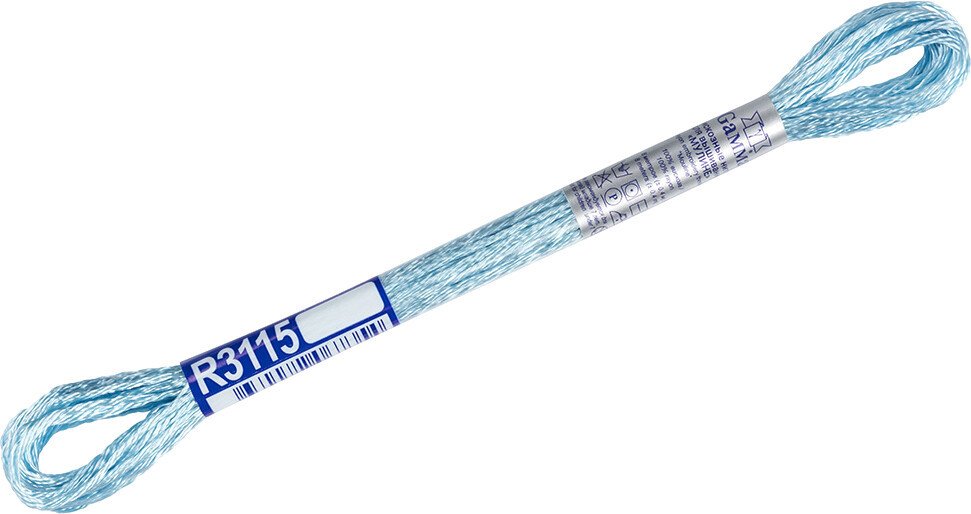 

Нитки для вышивания Gamma Мулине R3115 8 м (св-голубой)