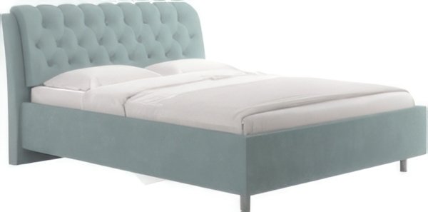 

Кровать Сонум Olivia 180x200 (замша мятный)