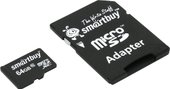 microSDXC SB64GBSDCL10-01LE 64GB (с адаптером)