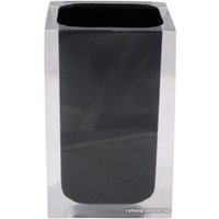 Стакан для зубной щетки и пасты Ridder Colours 22280110 (черный)