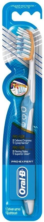 

Зубная щетка Oral-B Pro-Expert Pro Flex средней жесткости (1 шт)