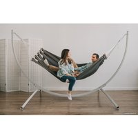 Гамак с каркасом Mamo Премиум (графит/терракотовый)
