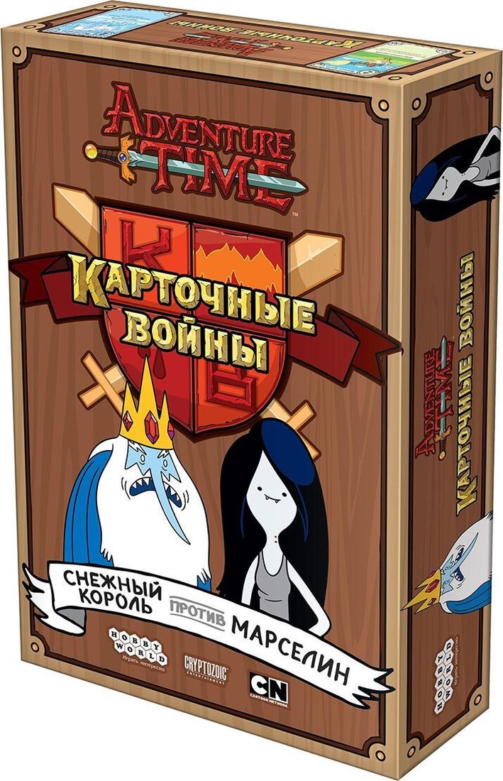 

Карточная игра Мир Хобби Время приключений. Карточные войны: Снежный король против Марселин 915095