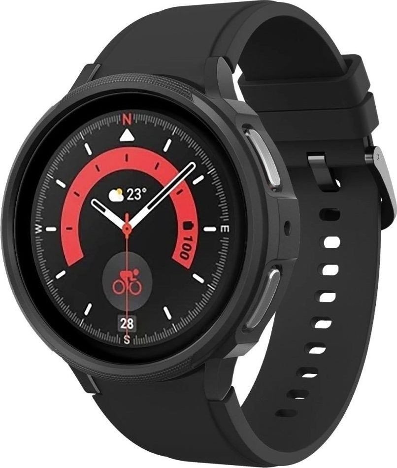 

Чехол Spigen Liquid Air для Galaxy Watch 5 Pro (45 мм) ACS05185 (черный)