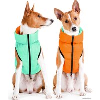 Куртка для животных AiryVest Jacket Lumi (XS22, салатовый/оранжевый)