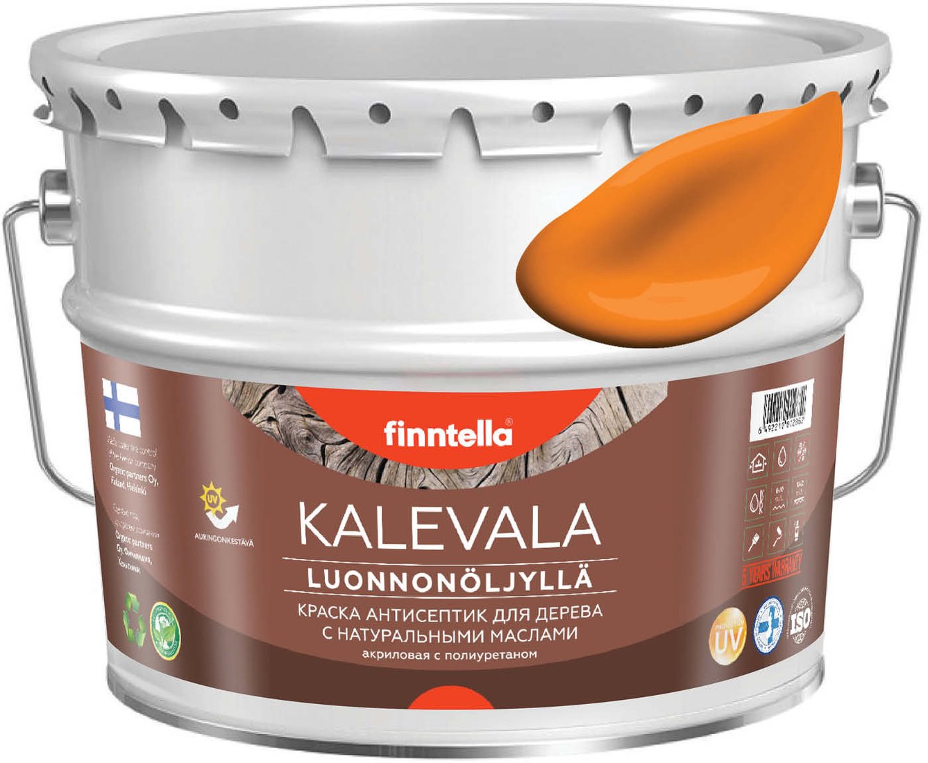 

Краска Finntella Kalevala Sahrami F-13-1-9-FL128 9 л (оранжевый)