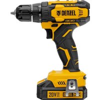 Дрель-шуруповерт Denzel CDQ-20 (с 2-мя АКБ, кейс)