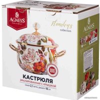 Кастрюля Agness Маки 950-461