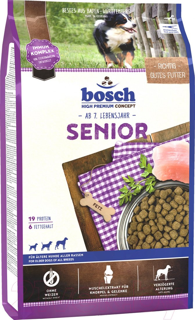 

Сухой корм для собак Bosch Petfood Senior 12.5 кг