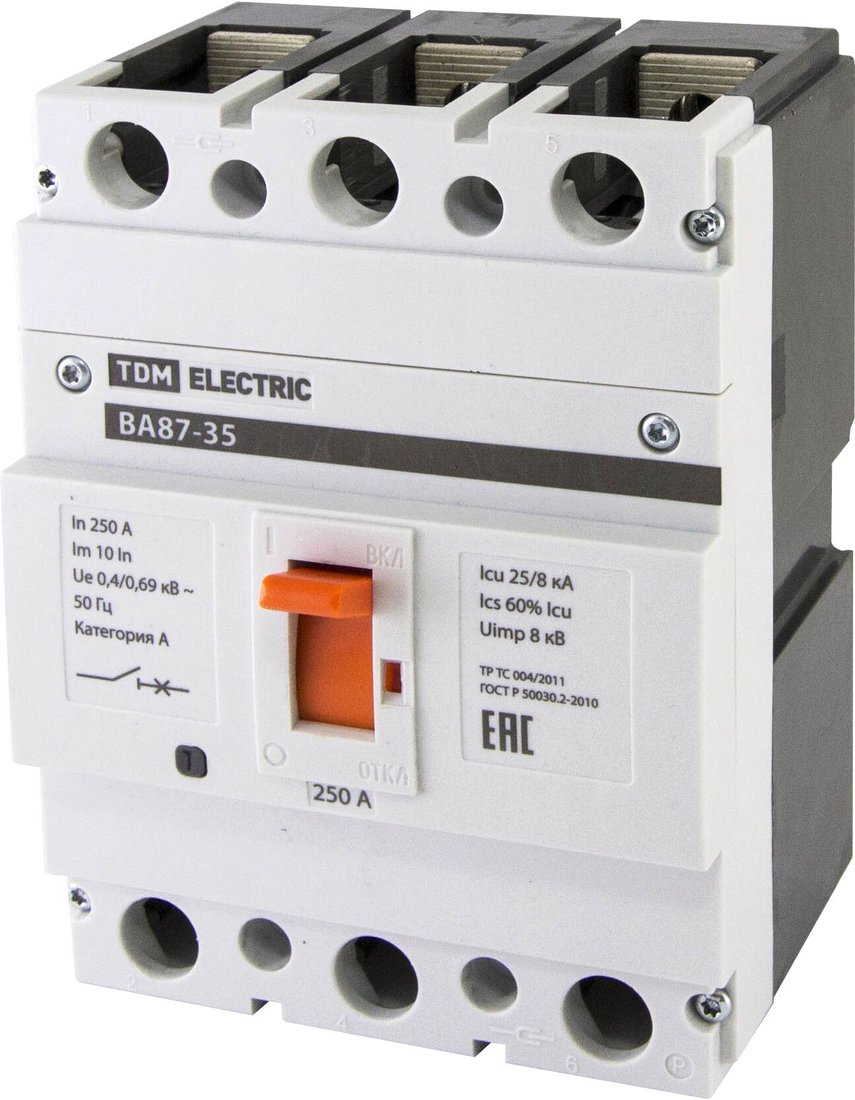 

Выключатель автоматический TDM Electric SQ0751-0016